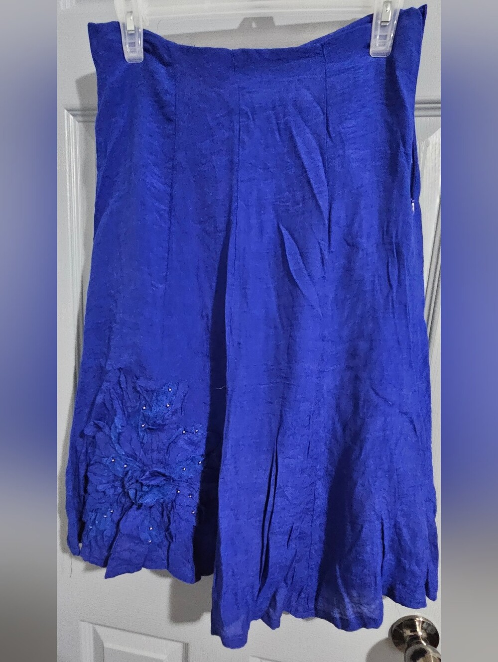 Blue Floral Accent Women’s Skirt